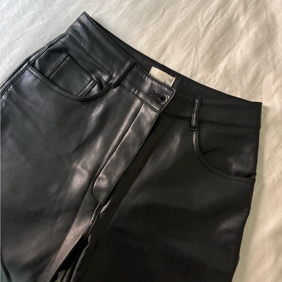 Aritzia Wilfred Free Oracle Leather Pant S~6 - Picture 8 of 12